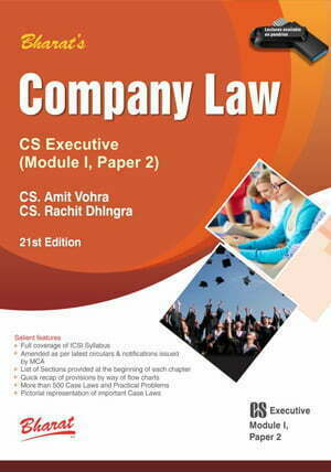 COMPANY LAW (for CS Executive) - taxscan - shopscan