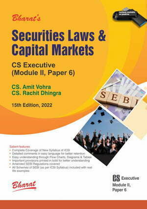 SECURITIES LAWS & CAPITAL MARKET for CS Executive - Taxscan - Shopscan