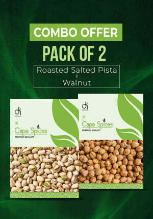 Combo Offer – Cape Spices Walnuts (250 gm) and Pistachios (250 gm) - shopscan