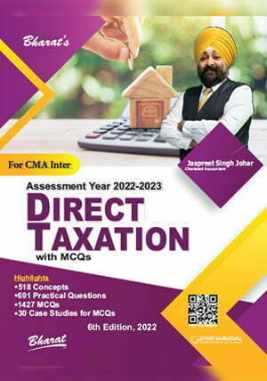 DIRECT TAXATION with MCQs for CMA Inter (Paper 7) - Direct taxes - CMA - shopscan