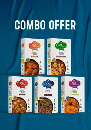 Combo Offer - Cape Delight Instant Curry Mix - Malabar Chicken Curry , Meat Ularthiyathu , Fish Curry Mix , Mutton Curry , and Malabar Fish Curry - shopscan