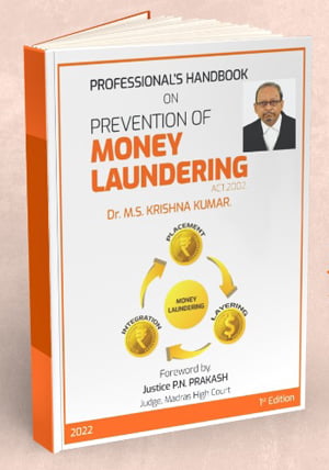 Professional's Handbook On Prevention Of Money Laundering Act 2002 by Dr. MS Krishna Kumar - shopscan