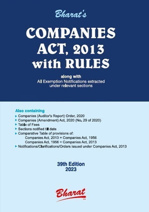 Companies Act 2013 With Rules (Pocket Edition) - shopscan