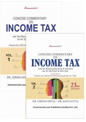 Concise Commentary on Income Tax (Set of 2 Vol.) - shopscan