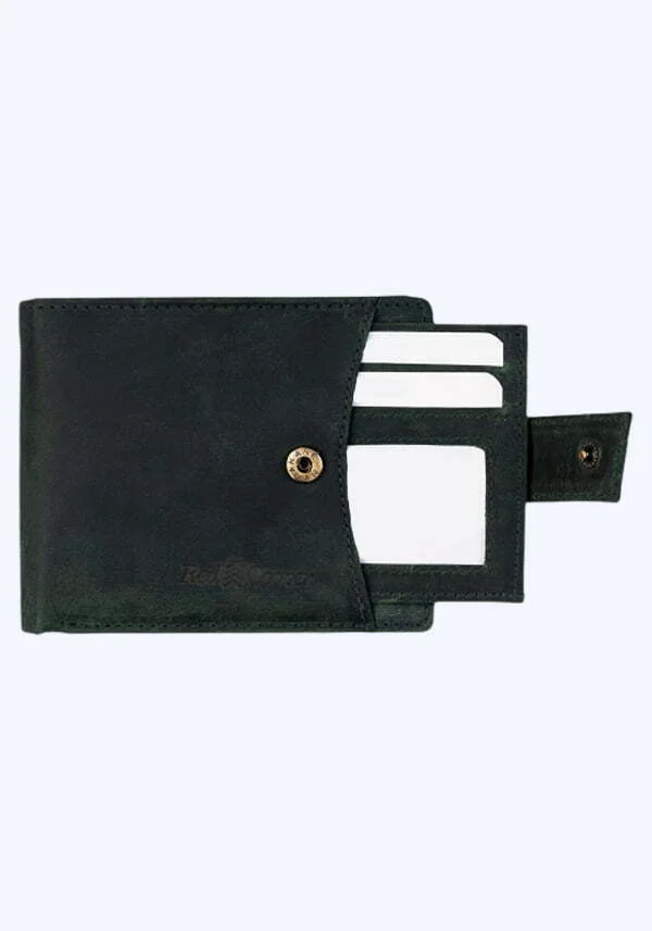 Red Cooper Bifold Wallet - Dark Green - Image 2