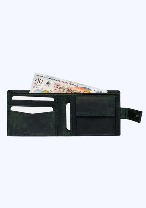 Red Cooper Bifold Wallet - Dark Green - Image 5