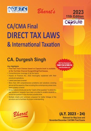 Capsule - Direct Tax Laws & International Taxation - shopscan