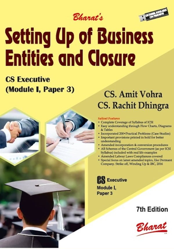 Setting Up of Business Entities & Closure By CS Amit Vohra Cs Rachit Dhingra - shopscan