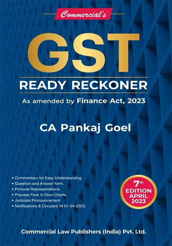 GST Ready Reckoner by Pankaj Goel - SHOPSCAN