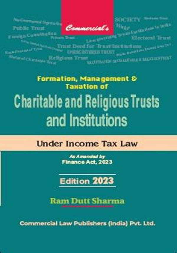 Formation Management And Taxation Of Charitable And Religious Trust And Institutions Under Income Tax Law - shopscan