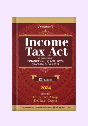 Income Tax Act - Income tax - Commercial Law Publishers - Dr. Girish Ahuja - Dr. Ravi Gupta - Pocket Edition - shopscan