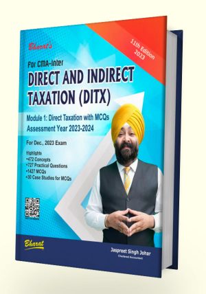 DIRECT AND INDIRECT TAXATION (DITX), Module I : Direct Taxation with MCQs - shopscan