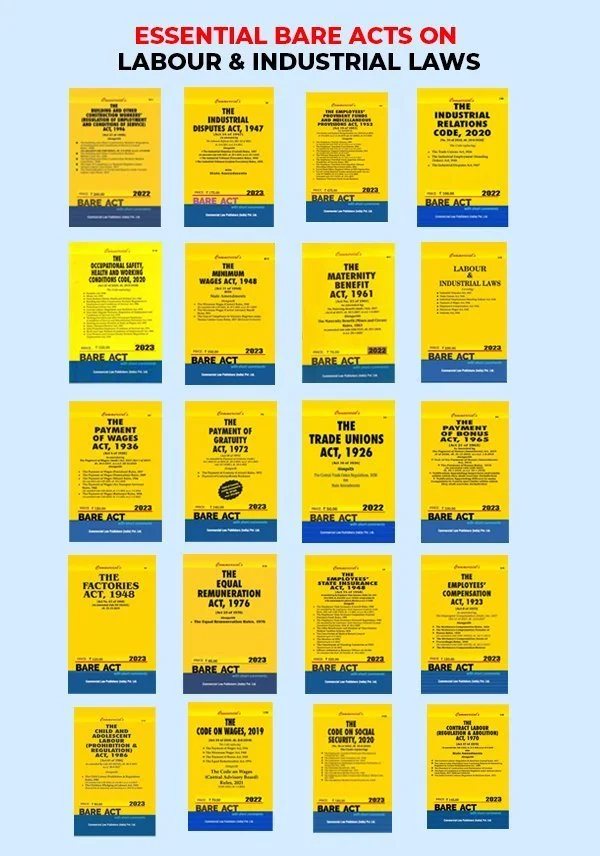 Essential Bare Acts on Labour & Industrial Laws