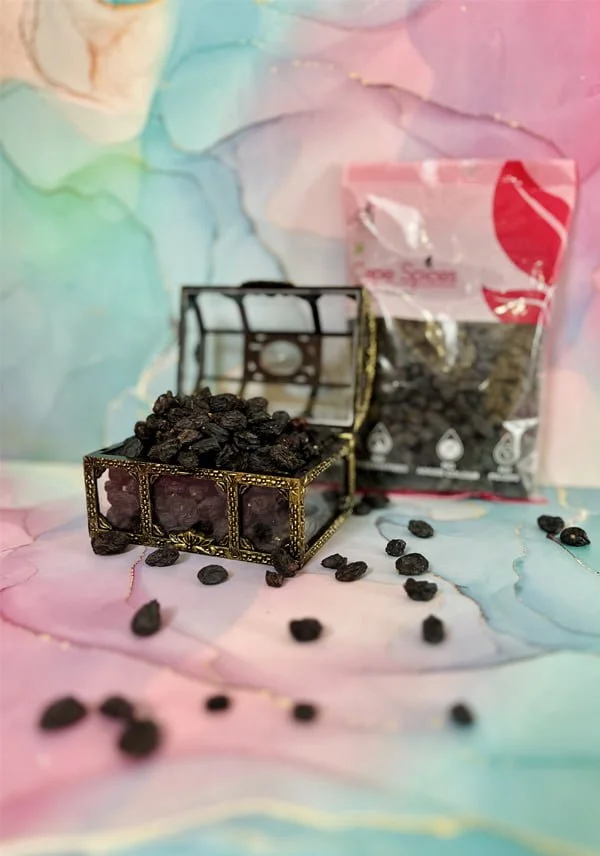 cape black raisins