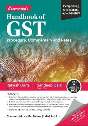 Handbook of GST - Procedure, Commentary & Rates - SHOPSCAN