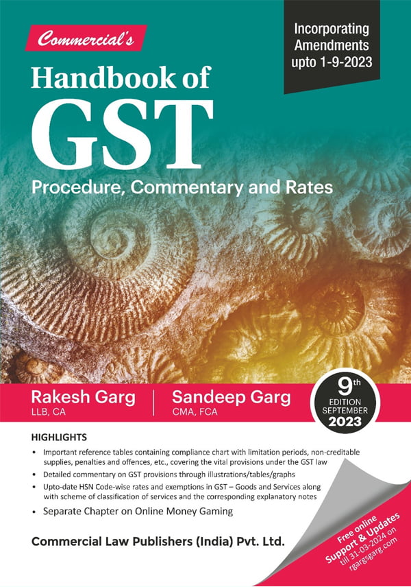 Handbook of GST - Procedure, Commentary & Rates - SHOPSCAN