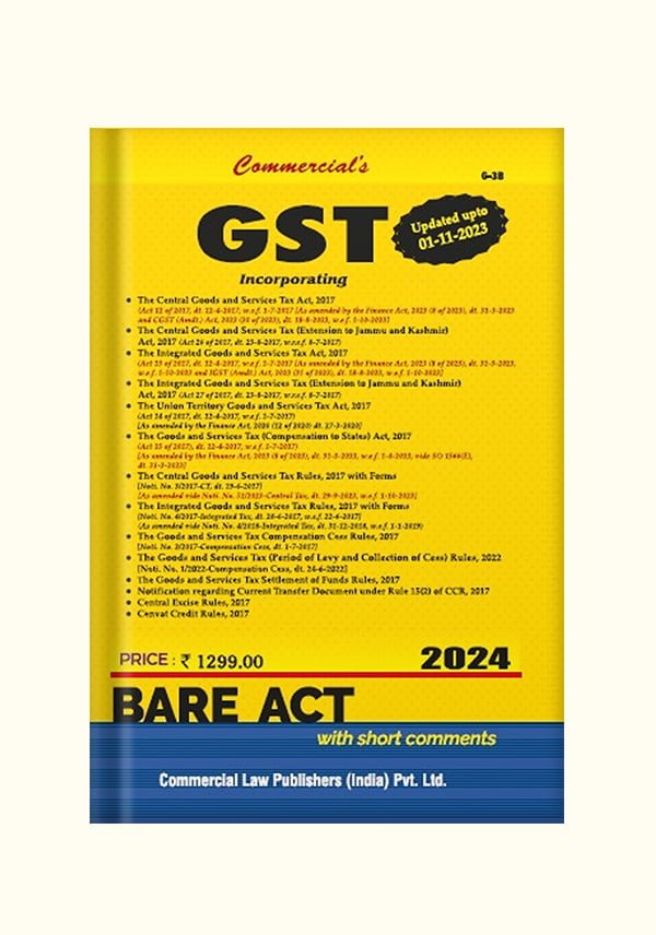 GST Bare Act 2024 (Updated up to 1112023)