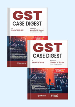 GST Case Digest Book - GST Books 2025 - GST Case Judgements - GST key Notifications - GST circulars - shopscan