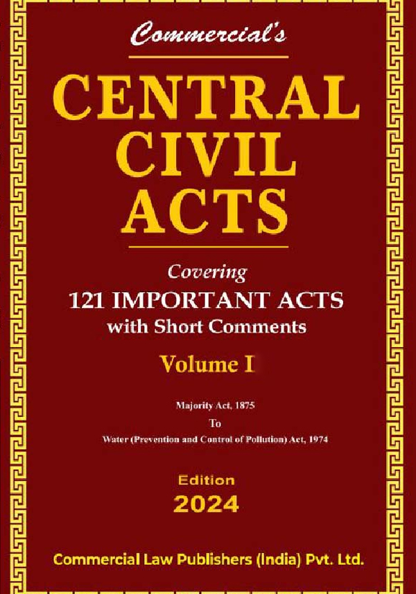 Central Civil Acts book - 121 Important Civil Acts - Central Civil legislation guide - Central Civil law guide - Shopscan