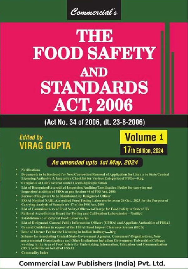 Food Safety and Standards Act 2006 - FSSA 2006 - Food safety regulations India - Indian food safety laws - Shopscan