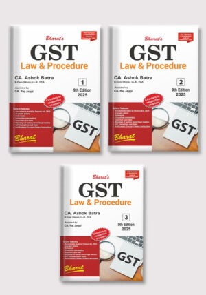 GST Law & Procedure [set of 3 volumes]