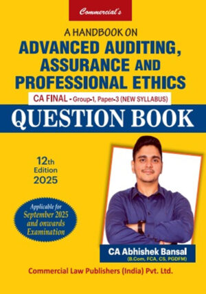Advanced Auditing, Assurance and Professional Ethics - Question Book - CA Final - Group - 1, Paper - 3 ( New Syllabus)