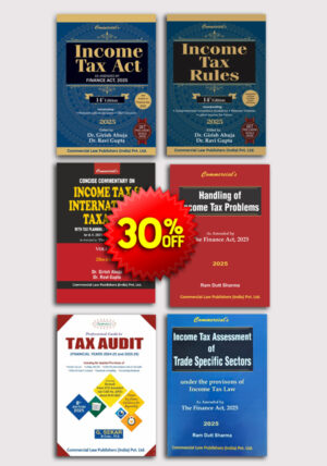 Income Tax Combo – Act, Rules, Assessment & Audit
