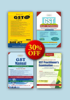GST Combo Pack 2 – Bare Act - Manual - Exam Guide - taxscan - Shopscan