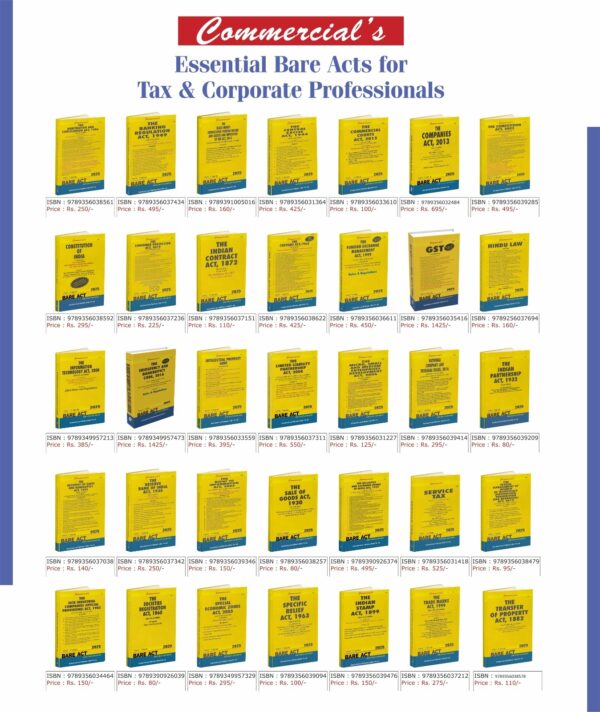Essential Bare Acts for Tax & Corporate Professionals