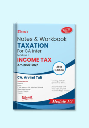Notes - Workbook TAXATION - CA Inter - taxscan - shopscan