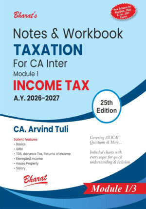 Notes - Workbook TAXATION - CA Inter - taxscan - shopscan