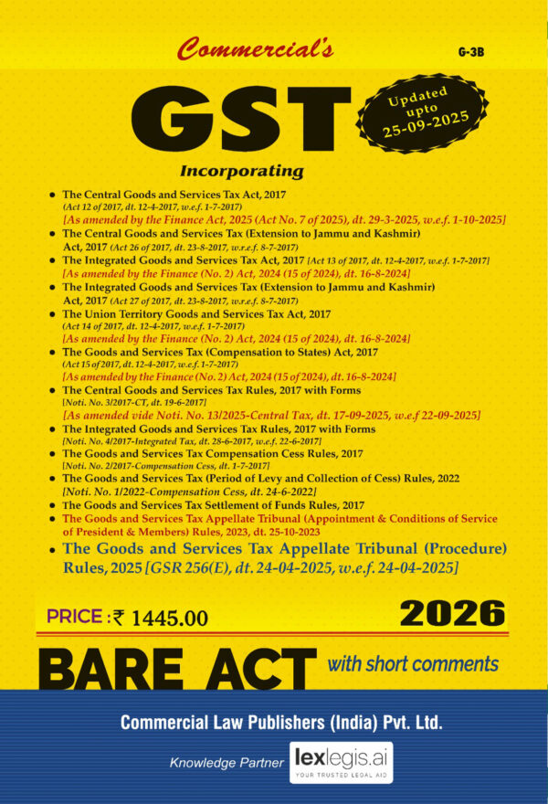 GST Combo – Law, Rates, Reforms & Practical Guide
