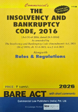 The Insolvency & Bankruptcy Code, 2016 - shopscan