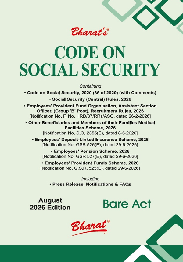 Code On Social Security - Aug 2026 Edition - Bharat Law House