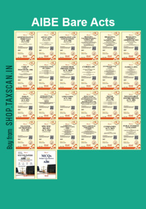 AIBE Bare Acts - 24 Books Set 1st edition Bharat Law House